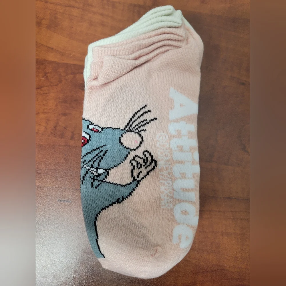 Pixar Womens Pixar No Show Socks 6 Pair Nwt